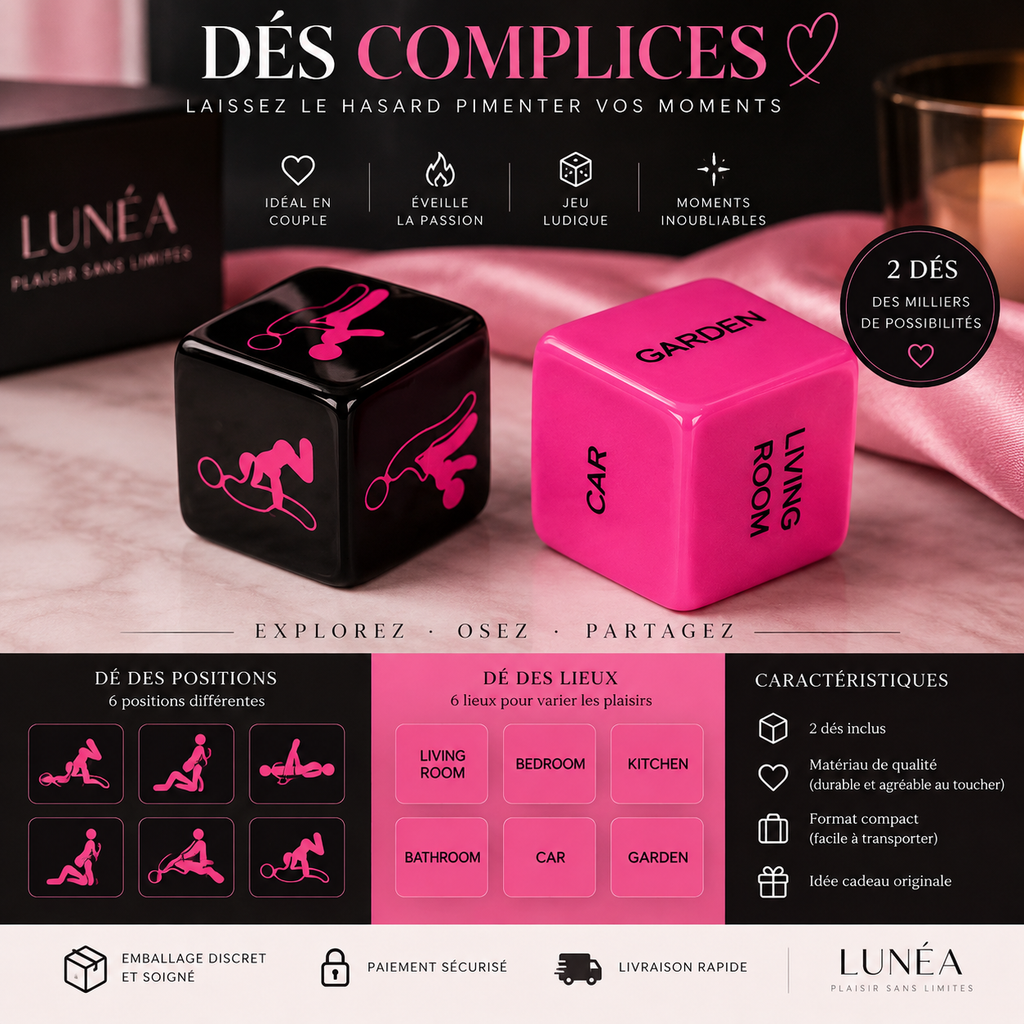 🎲 Dés de Couple – Jeu de Défis & de Complicité à Deux